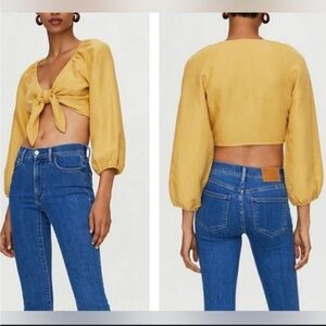(25) Aritzia Wilfred Venus Blouse